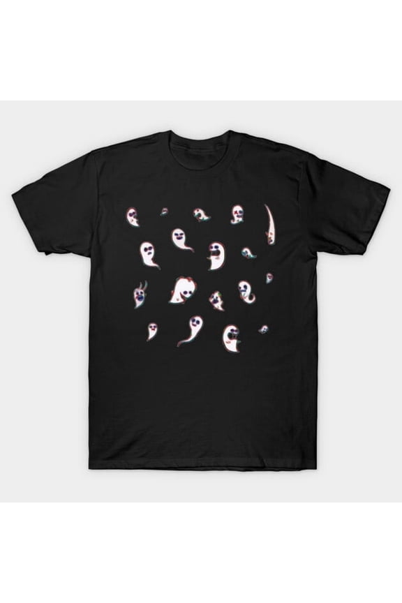 Funny Ghosts Halloween Retro Paranormal Spirits Boo Simple Minimalist Art - Makes a Great Gift G4427 T-Shirt, for men and women, Up to Size 5XL