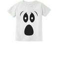 thumbnail image 1 of Funny Ghoul Face Shirt Toddler Boys Girls Silly Ghostface Halloween Shirts for Toddler Kids 18M White, 1 of 6