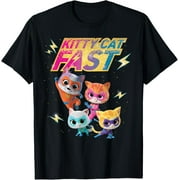 SHANNEYPRINT Funny Gift Disney Junior SuperKitties Full Team Kitty Cat Fast T-Shirt