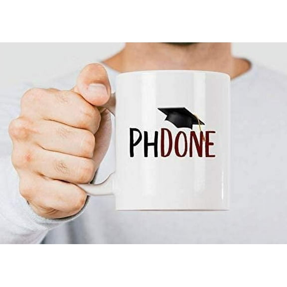 Funny Gift For Phd Grad Masters Degree Personalized Grad Gift Phdone Coffee Mug 11OZ Coffee Mug