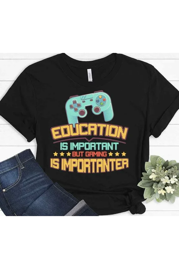 Funny Gift For Video Game Enthusiast Geek Gaming Player Unisex T-Shirt, up to Size 5XL