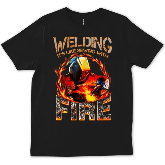 Funny Gift For Welder Dad Father Arc Welding Tee Blacksmith Tee Shirt T-Shirt Unisex S-5XL Hot Trending Shirt, Vintage Birthday Gift