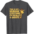 thumbnail image 1 of Funny Gift I'm Really A Giraffe Softstyle Unisex T-Shirt, 1 of 5