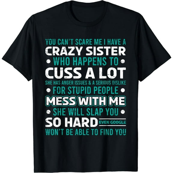 Funny Gift for Brother From Awesome Sister Birthday T-Shirt