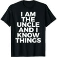thumbnail image 1 of Funny Gift for Cool Uncle - New Uncle T-Shirt, 1 of 3