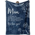 thumbnail image 1 of Funny Gifts for Him Her Christmas, Anniversary Wedding Gifts for Couple, I Love You Blanket, Gifts for Boyfriend, Girlfriend, Wife, Husband, Heart Flannel Throw Blanket for Couples 60" x 50", 1 of 5