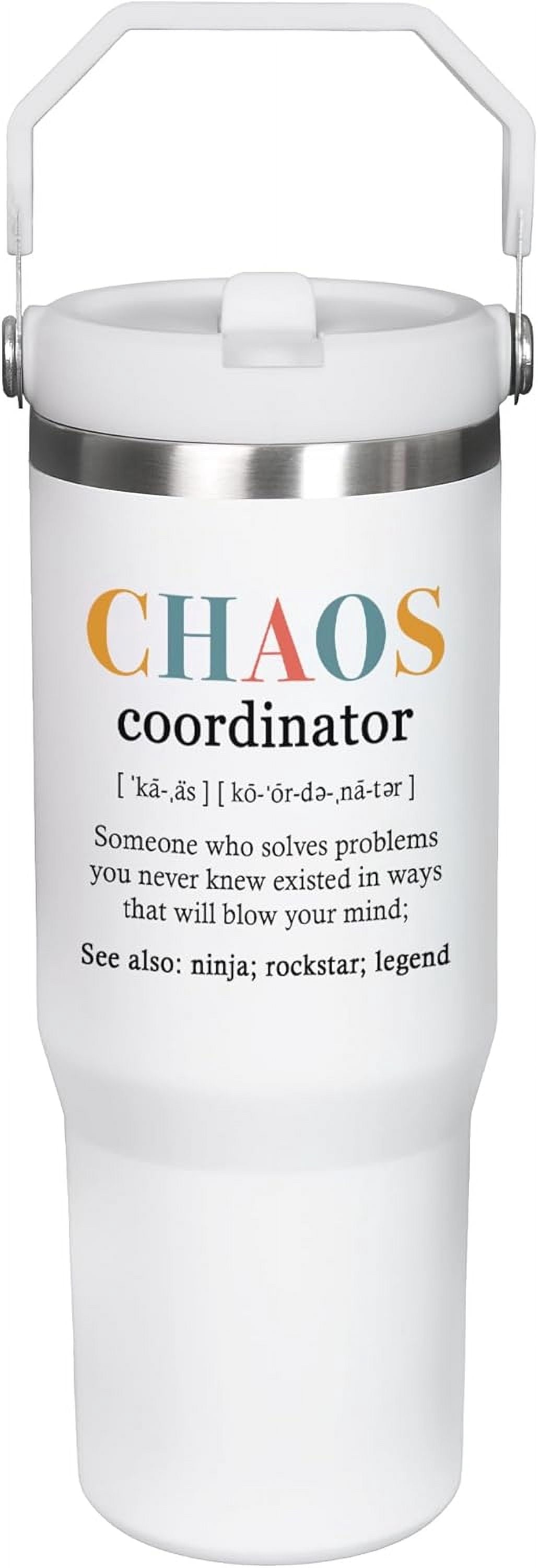 Funny Gifts For Women,Coworkers - Christmas,Birthday Gifts For Women,Friends,Thank You Gifts For Coworkers,Boss,Colleagues,Employee - 30 Oz Insulated Tumbler with Flip Straw and Handle