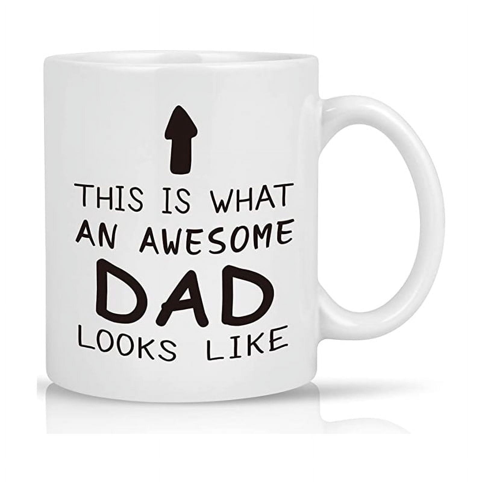 Funny Gifts for Dad This Is What An Awesome Dad Looks Like Coffee Mug — free download