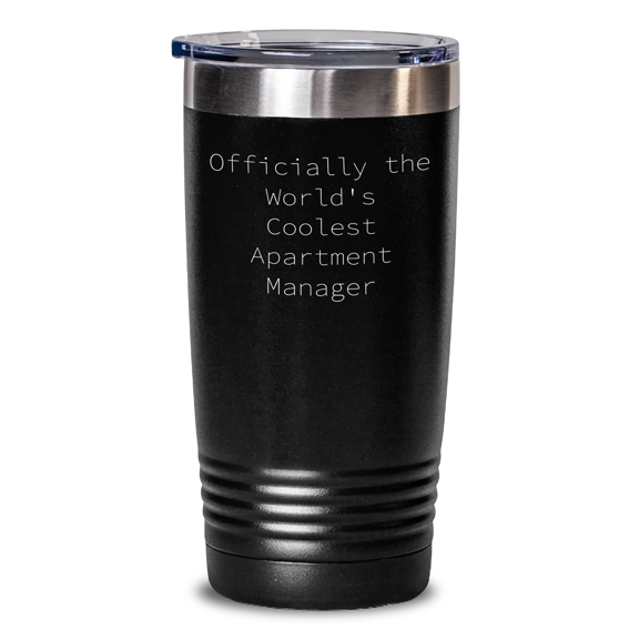 Funny Gifts from Friends for the World's Coolest Apartment Manager - Tumbler for Mom's Day