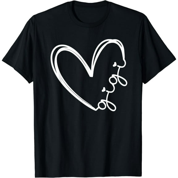 Funny Gigi Heart for Grandma Mother Day Women T-Shirt