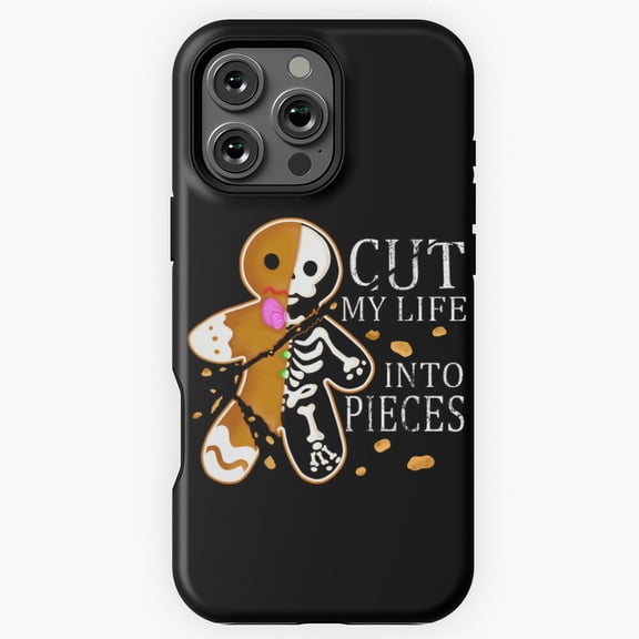 Funny Gingerbread Cookie Parody Phone Case for iPhone 11 12 13 14 15 16 17 Pro Max
