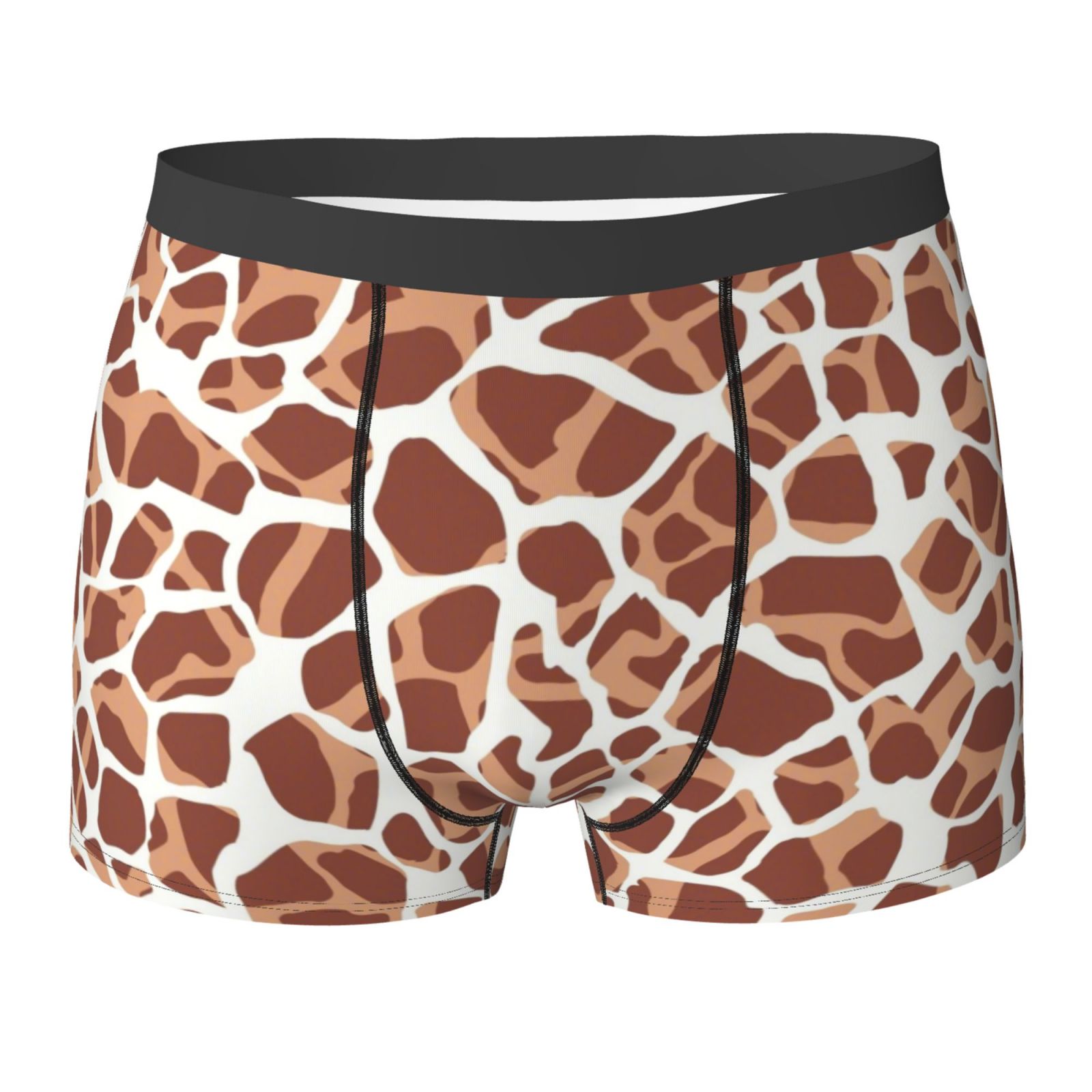 Funny Giraffe Animal Print Mens Underwear Boxer Briefs Stretch