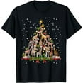 thumbnail image 1 of Funny Giraffe Christmas Tree Ornament Decor Cute T-Shirt, 1 of 5