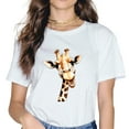 thumbnail image 1 of Funny Giraffe Design For Women Girls Giraffe Lover T-Shirt, 1 of 3