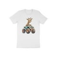 thumbnail image 1 of Funny Giraffe Driving Monster Truck Safari Gift Men Women T-Shirt Safari Giraffe Driver Birthday Holiday Presents Tshirt, 1 of 10