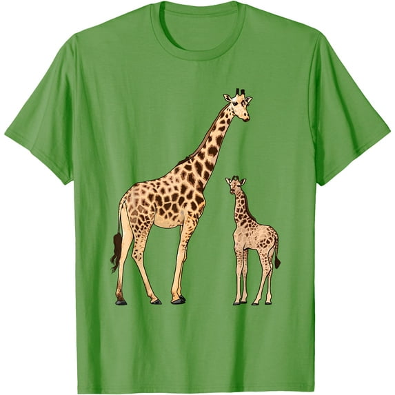 Funny Giraffe Lover Softstyle Unisex T-Shirt,Lime Color,Size L