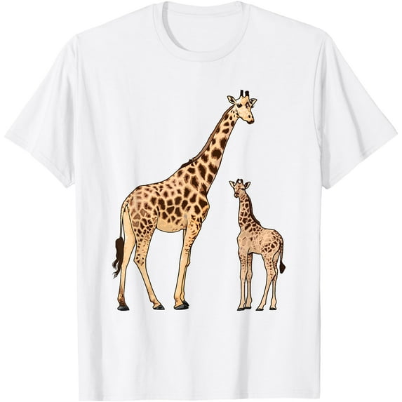Funny Giraffe Lover Softstyle Unisex T-Shirt,White Color,Size 2T