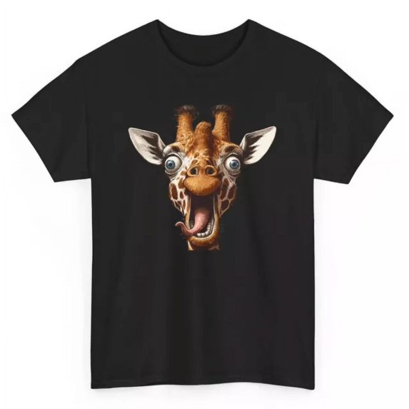 Funny Giraffe T-Shirt - Hu.Morous Wildlife Giraffe Lovers Graphic Tee Unisex S-5XL Hot Trending Shirt, Vintage Birthday Gift