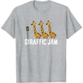 thumbnail image 1 of Funny Giraffic Jam Cute Giraffe Pun Cute Softstyle Unisex T-Shirt,Sport Grey Color,Size 3T, 1 of 5