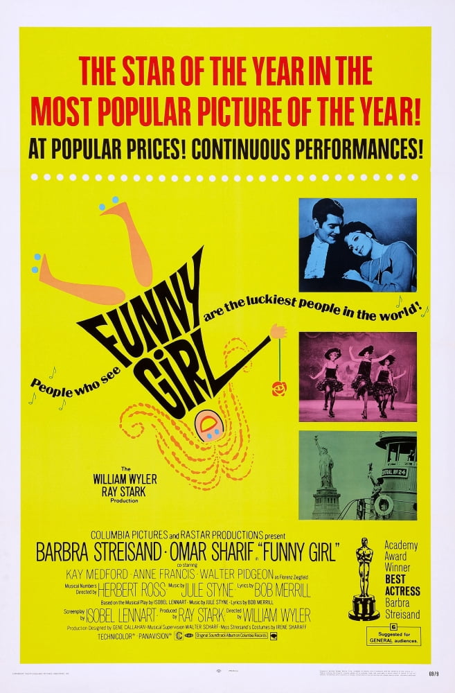 Funny Girl Canvas Art - (24 x 36)
