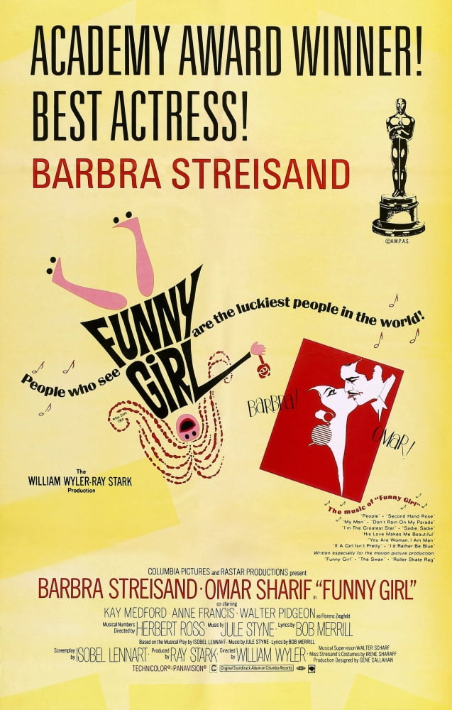 Funny Girl U Canvas Art - (24 x 36)