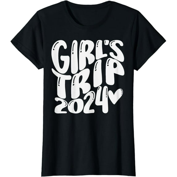 Funny Girls Trip 2024 Womens Weekend Vacation Matching T-Shirt