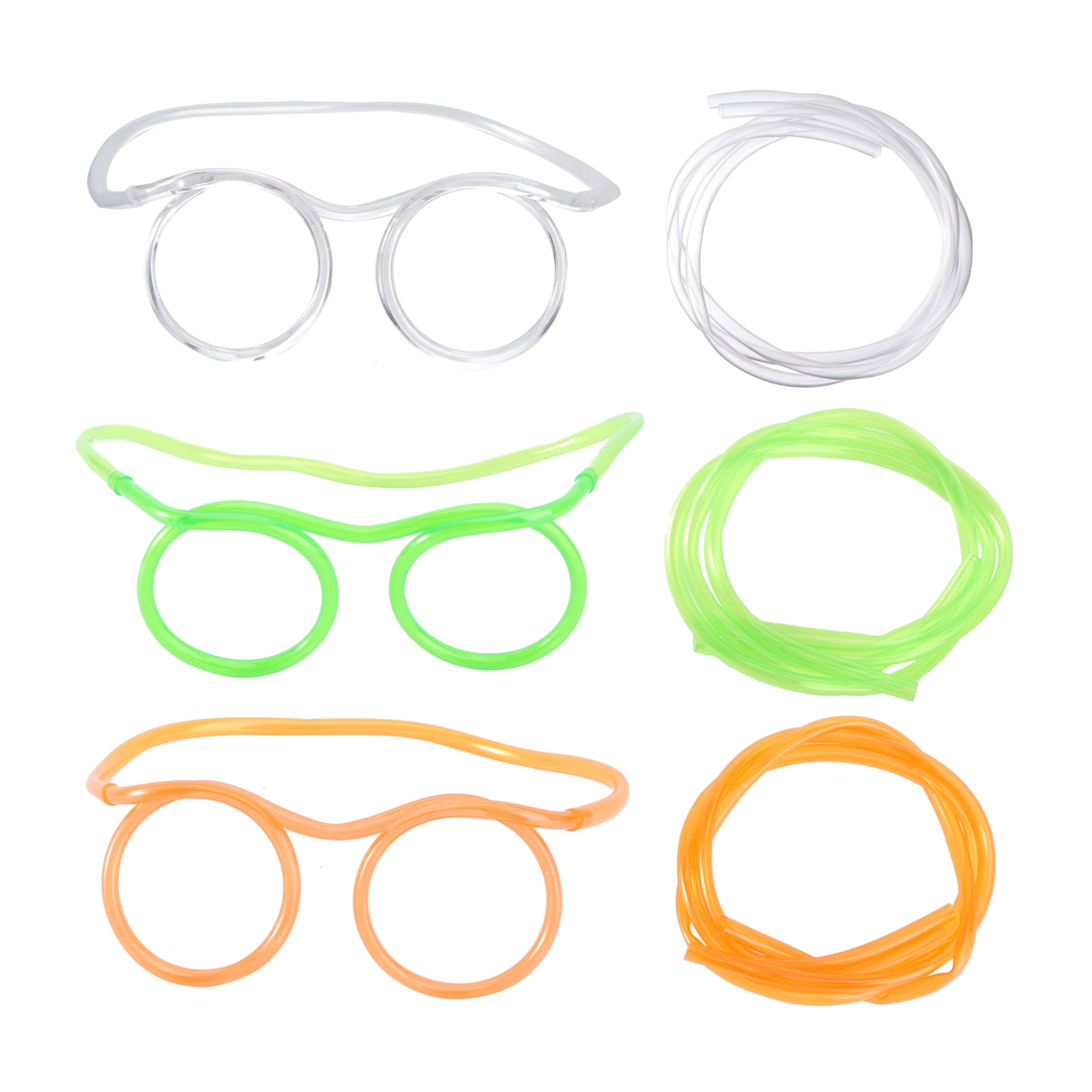 Funny Glasses Straw Unique Flexible Drinking Tube Kids Party Accessories Random Color Walmart