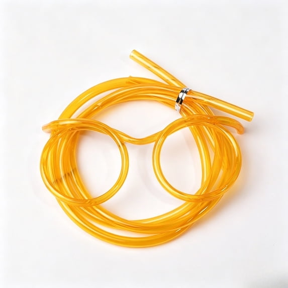 Funny Glasses Straws Cute Round-Shaped Plastic Straws Stylish Party and Birthday Accessories The Ideal Hands-Free Drinking Tool