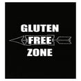 thumbnail image 1 of Funny Gluten-Free Zone Poster - Wall Decor Gift, 1 of 1