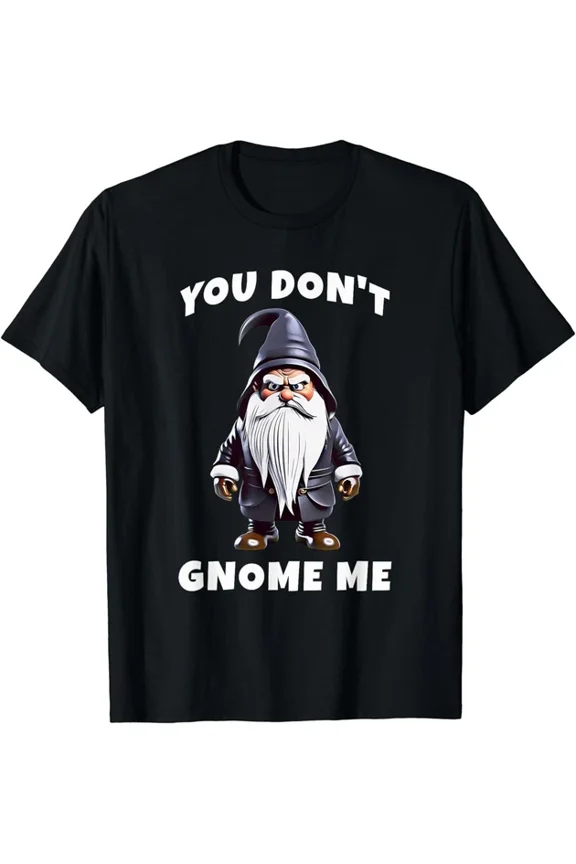 Funny Gnome, Gnome Lover, Gnome Person, Gardener, Goth Gnome Gift T-Shirt Unisex S-5XL Hot Trending Shirt, Vintage Birthday Gift