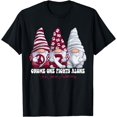 thumbnail image 1 of Funny Gnomies Oral Cancer Awareness Month Burgundy Ribbon T-Shirt, 1 of 4