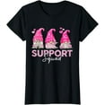 thumbnail image 1 of Funny Gnomies Support Squad Breast Cancer Awareness Month T-Shirt, 1 of 4