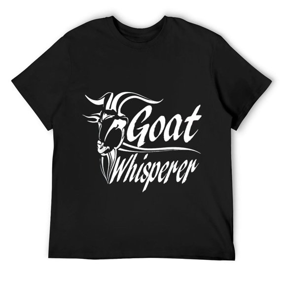 Funny Goat Whisperer Graphic for Goat Lovers Farmer Unisex Casual T-Shirt