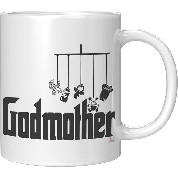 Funny Godfather Mug Baby Baptism Christening Coffee Cup 11oz White