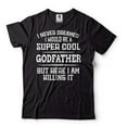 thumbnail image 1 of Funny Godfather Shirt I Never Dreamed I Would Be A Super Cool Godfather Shirt Godfather Gifts (4X-Large Black), 1 of 6