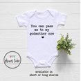 thumbnail image 1 of Funny Godmother Onesie - You Can Pass Me To My Godmother Onesie -Cute Godmother Onesie - Godmother Proposal - Godmother Onesie Cool Baby Clothing, BABY BODYSUIT LAT 4424, 1 of 3