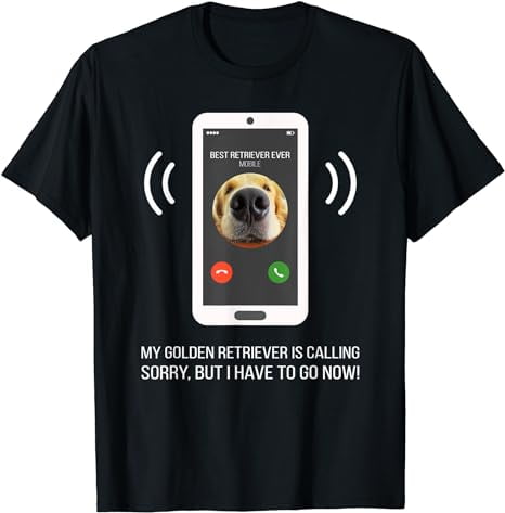Funny Golden Retriever Dog T-Shirt - Walmart.com