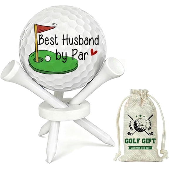 Funny Golf Ball Gifts for Men Husband Golfers Lovers Adult Golfing Fan, Golf Ball Father from Wife, Golfing Gifts for Men Guys, Romantic Birthday Anniversary White Elephant Bday Gifts for Him