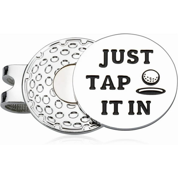 Funny Golf Ball Marker Hat Clip for Men Him Fathers Day Dad Gifts from Wife Bachelor Party Favors for Groom Birthday Gifts New Dad Gifts for Men First Time Dad Stepdad Valentine Christmas Golf Maker