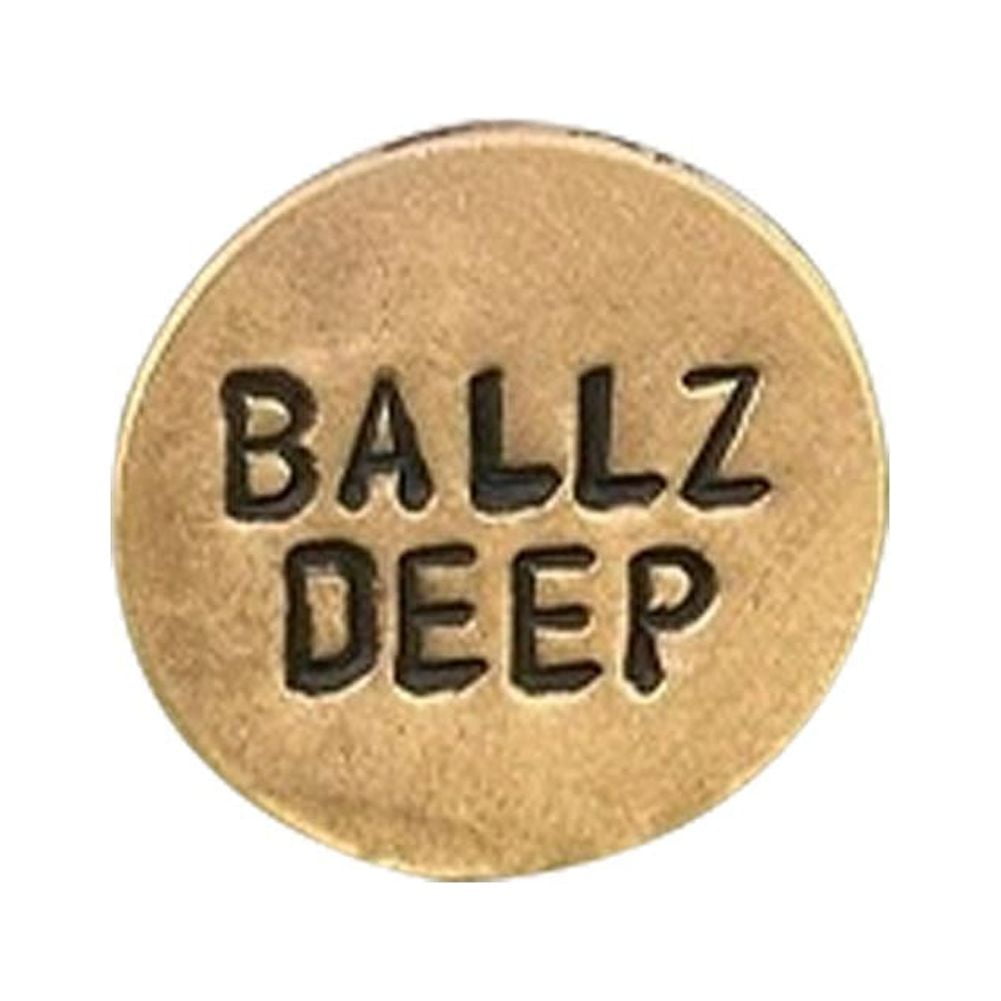 Funny Golf Ball Marker for Men Adult Humor Novelty Golf Ball Markers