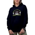 thumbnail image 1 of Funny Golf Cart Hair, Don't Care with a Buggy, Golf Player, Golfing or Golfer Themed Merch Gift, Navy Blue Hooded Sweatshirt or Hoodie, 2XL, 1 of 5