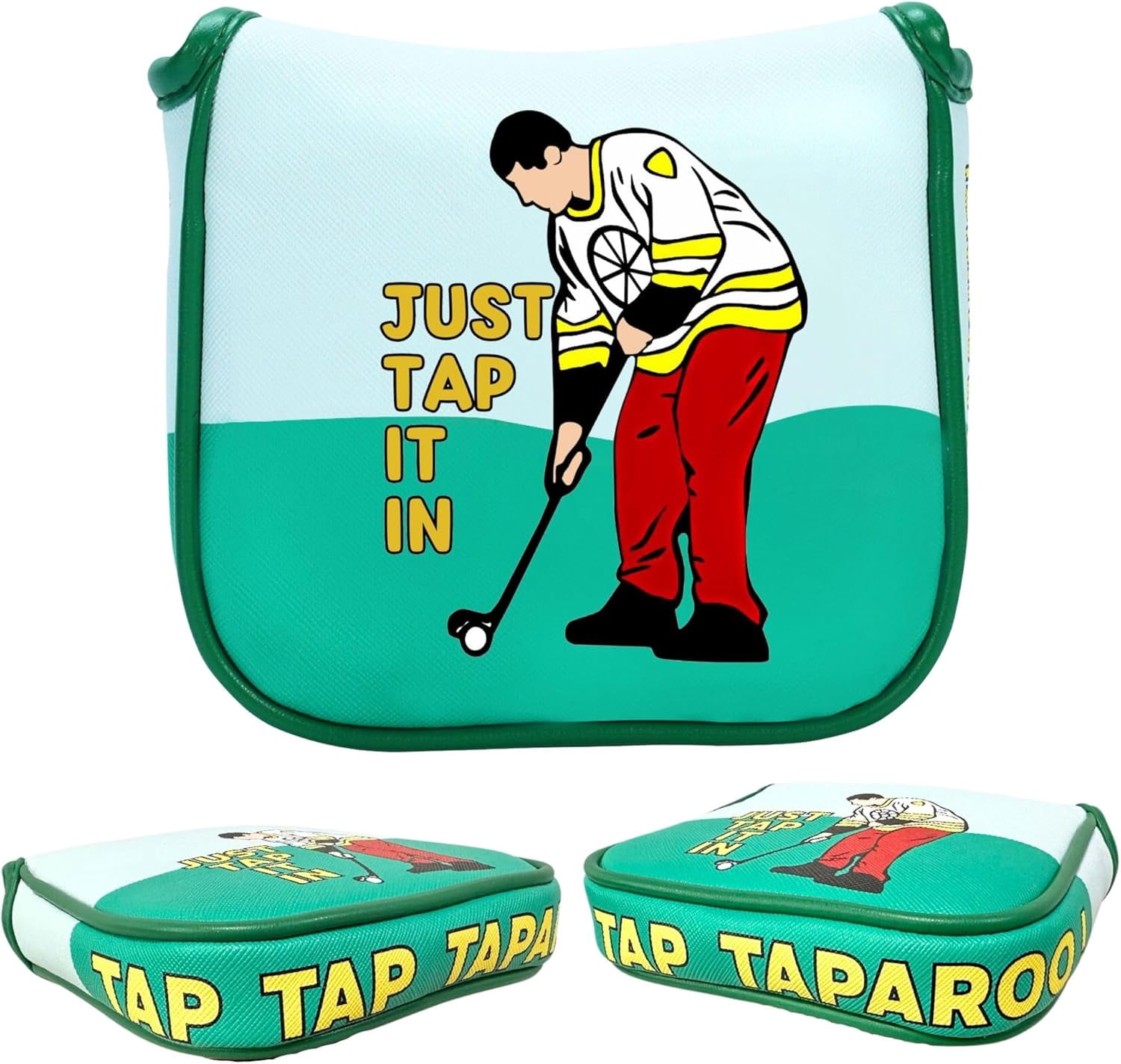 Funny Golf Club Headcover, Mallet Blade Putter Head Cover, Driver Gifts Acceories for Men and Women Golfers