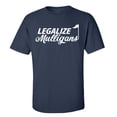 thumbnail image 1 of Funny Golf Legalize Mulligans Men's Golfing Short Sleeve T-shirt Graphic Tee-Navy-4xl, 1 of 4