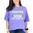 thumbnail image 1 of Funny Golf Lovers Quote Cool People, Violet Comfort Colors T-Shirt, 3XL, 1 of 3