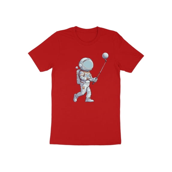 Funny Golf Player Astronaut Spaceman Space Game Day Gift T-Shirt Astronaut Playing Golf Game in Outer Space Galaxy Men Women Kids Tshirt