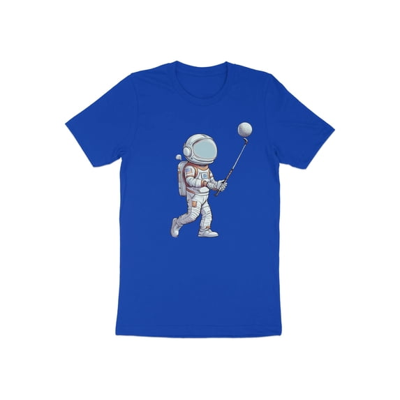 Funny Golf Player Astronaut Spaceman Space Game Day Gift T-Shirt Astronaut Playing Golf Game in Outer Space Galaxy Men Women Kids Tshirt
