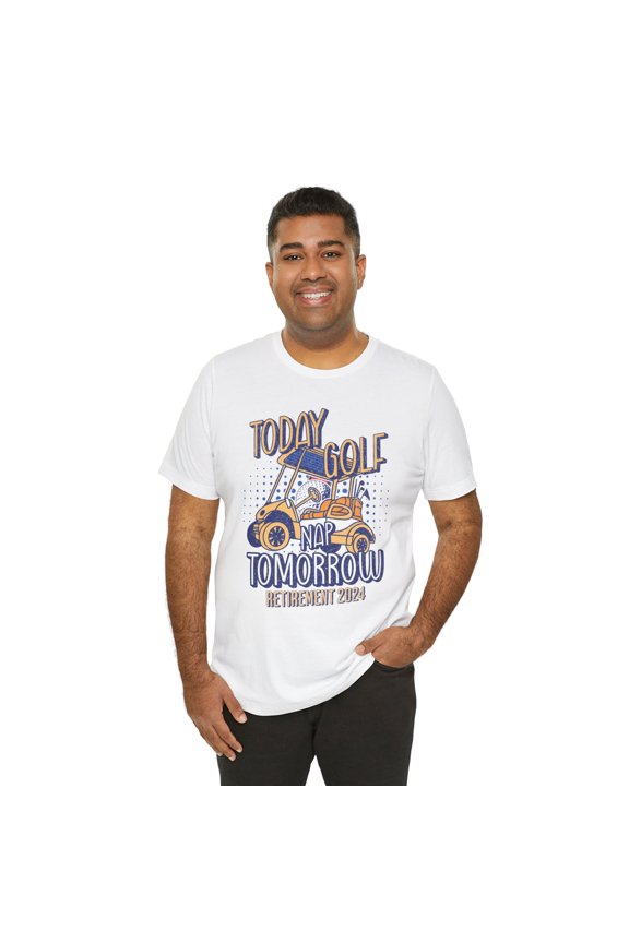 Funny Golf Retirement Men's Shirt, Co-worker Retirement Gift