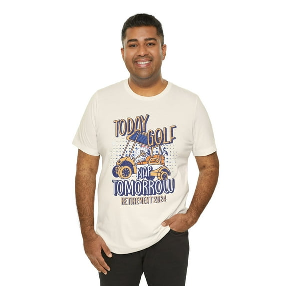 Funny Golf Retirement Men's Shirt, Co-worker Retirement Gift