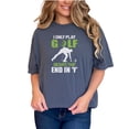 thumbnail image 1 of Funny Golf Saying for Golfers, Denim Comfort Colors T-Shirt, Small, 1 of 3