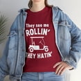 thumbnail image 1 of Funny Golfer They See Me Rollin Golf Cart T-Shirt, 1 of 2